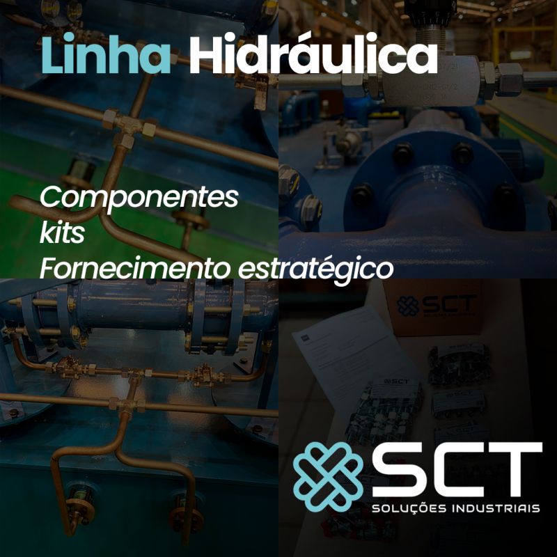 Eficiência e previsibilidade na cadeia de suprimentos Na indústria, fornecer componentes não é suficiente. Para garantir eficiência operacional, reduzir riscos e aumentar a competitividade, é fundamental atuar de forma estratégica dentro da cadeia de suprimentos (supply chain). É com essa visão que a SCT Soluções Industriais se posiciona no mercado: como uma parceira estratégica, conectando fornecedores e clientes por meio de planejamento, previsibilidade e soluções sob medida. Supply chain industrial: da operação à estratégia Uma gestão eficiente da cadeia de suprimentos vai muito além da entrega de peças. Ela envolve: Planejamento de demanda Previsibilidade de fornecimento Redução de estoques desnecessários Prevenção de paradas não programadas Otimização dos processos produtivos Quando bem estruturado, o fornecimento estratégico contribui diretamente para o desempenho operacional e financeiro da indústria. Parcerias sólidas entre fornecedor e cliente Na SCT, acreditamos que resultados consistentes são construídos por meio de parcerias sólidas e de longo prazo. Atuamos lado a lado com nossos clientes para entender a realidade de cada operação e propor soluções que gerem valor real. Esse modelo permite: Melhor controle de estoques Menor risco de ruptura de fornecimento Agilidade na manutenção Tomada de decisão mais assertiva Divisão Hidráulica SCT: soluções completas e confiáveis Um dos grandes diferenciais da SCT é a sua Divisão Hidráulica, preparada para entregar soluções completas em hidráulica industrial, incluindo: Componentes hidráulicos Kits personalizados Fornecimento estratégico Suporte técnico especializado Tudo isso alinhado às normas técnicas, às necessidades operacionais e aos objetivos de desempenho de cada cliente. Atendimento técnico, próximo e orientado a resultados O diferencial da SCT Soluções Industriais está no atendimento próximo, técnico e orientado a resultados. Nosso time atua de forma consultiva, identificando oportunidades de melhoria, redução de custos e aumento de eficiência operacional. Mais do que vender produtos, entregamos: Estratégia Confiabilidade Eficiência Resultados sustentáveis SCT Soluções Industriais: sua parceira em fornecimento estratégico Se você busca fornecimento estratégico aplicado à indústria, com foco em hidráulica industrial, confiabilidade e performance, a SCT está pronta para ajudar. Entre em contato com a SCT Soluções Industriais e venh