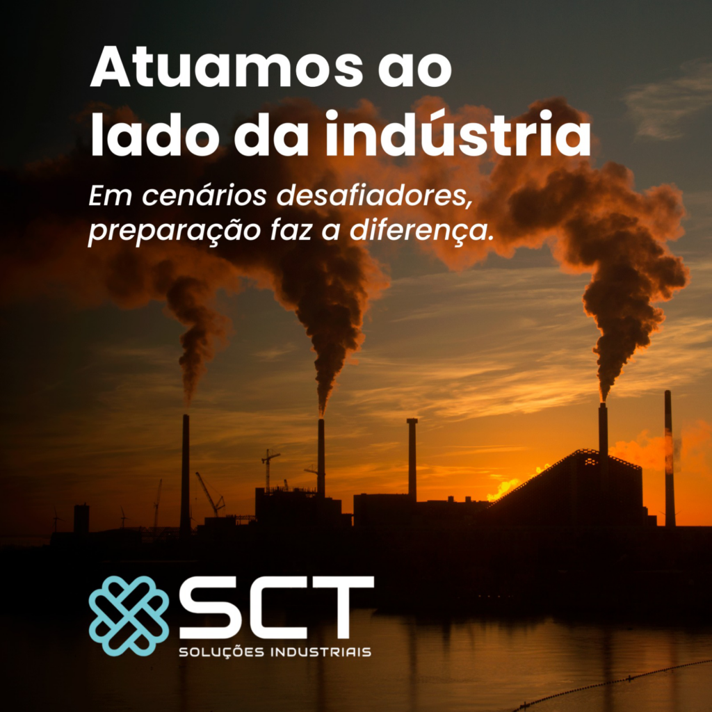 Atuamos ao lado da indústria