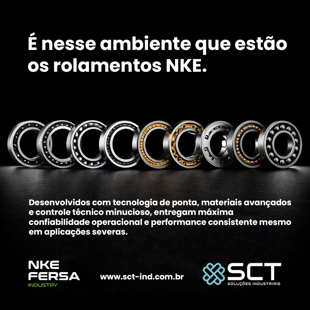 Rolamentos NKE: engenharia europeia de alta performance