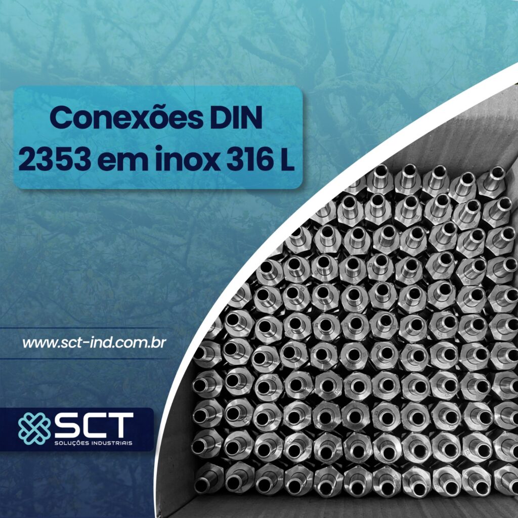 Conexões DIN 2353 em Inox 316L